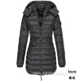 Women long winter jacket coat